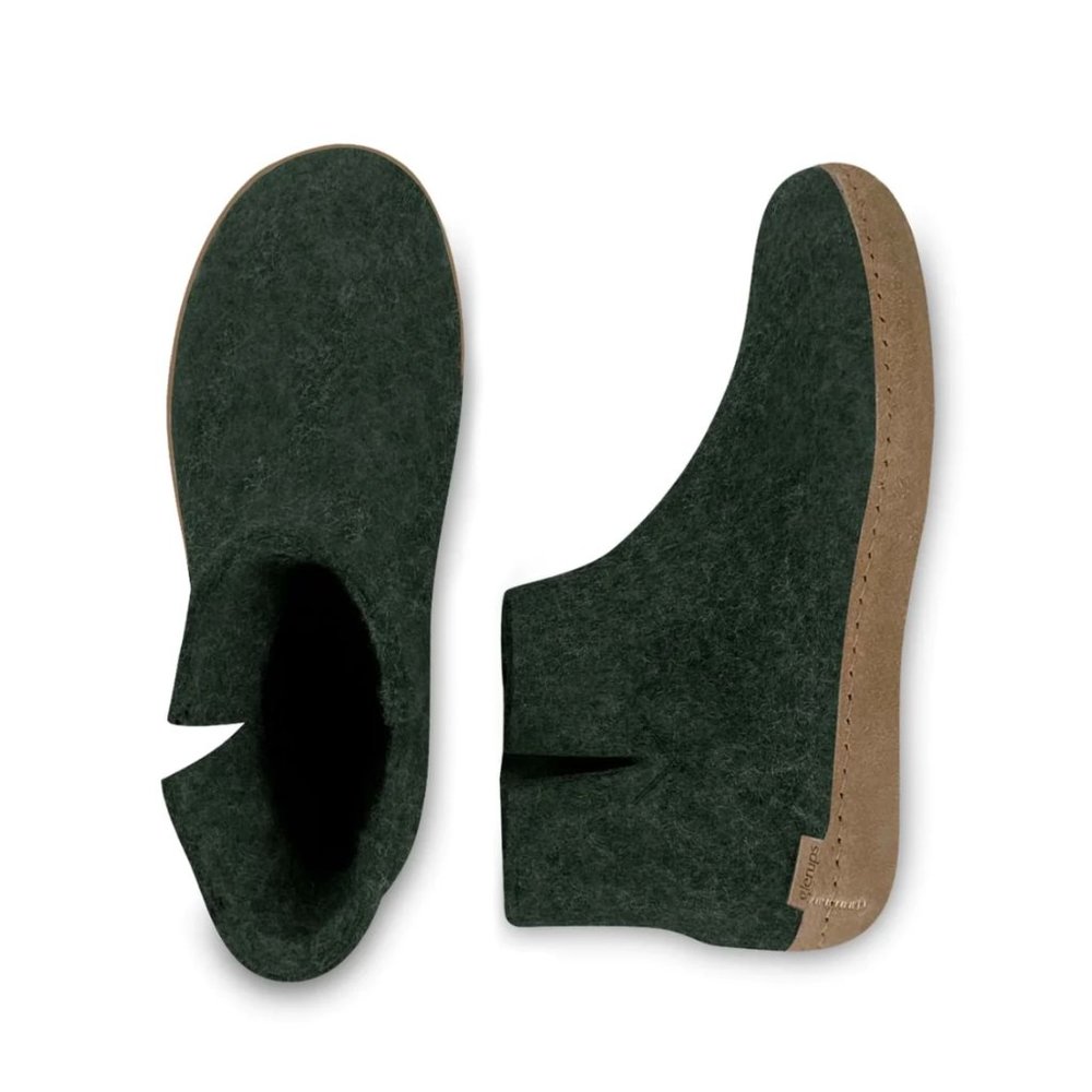 NWOT Glerup Model G Women's 39 EU Forest Green